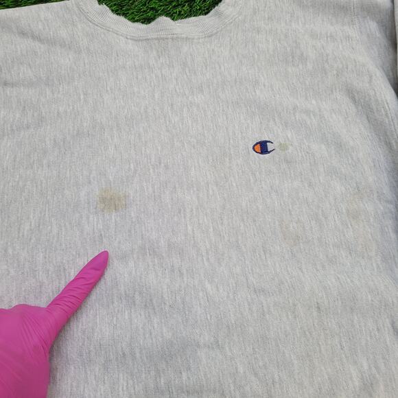 Vintage Champion Sweatshirt L/XL 21x26 Reverse-Weave - Picture 4 of 15